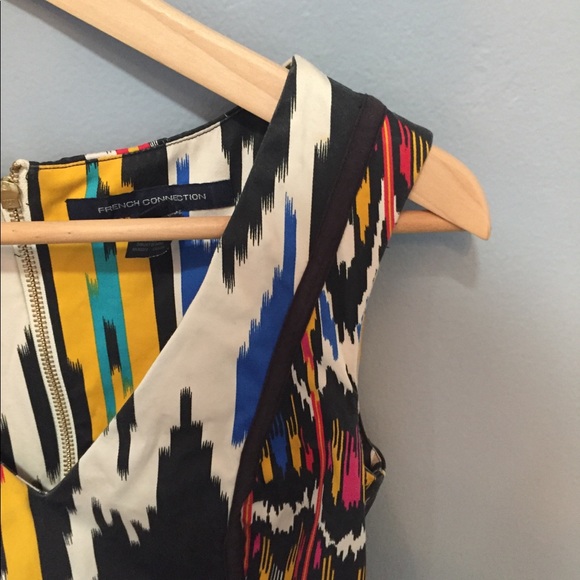 Multicolor French Connection dress // Size 0 - Picture 2 of 3